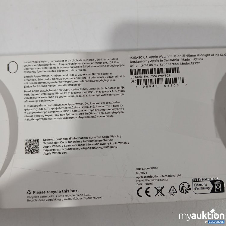 Artikel Nr. 399966 Artikel Nr. 399966: IPhone Apple Watch SE Gen2 40mm
