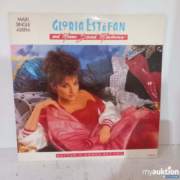 Artikel Nr. 469966 Artikel Nr. 469966: Gloria Estefan Maxi Single 45 RPM Rhythm Is Gonna Get You