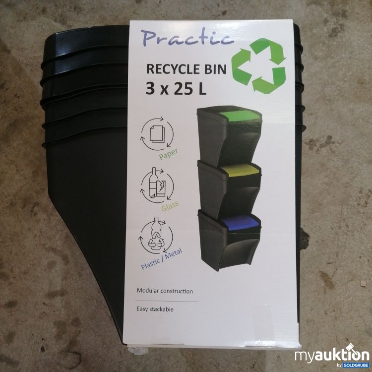 Artikel Nr. 762966 Artikel Nr. 762966: Practic Recycle Bin 3x25L