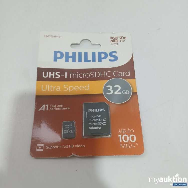 Artikel Nr. 853966 Artikel Nr. 853966: Philips UHS-I MicroSDHC Card Iltra Speed 32GB