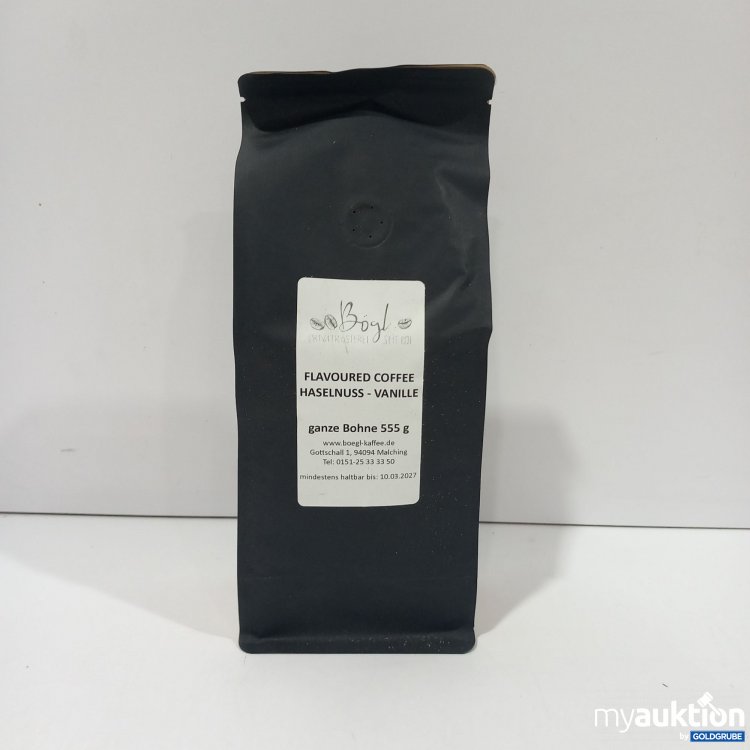 Artikel Nr. 868966 Artikel Nr. 868966: Bögl Flavoured Coffee Haselnuss-Vanille ganze Bohne 555g