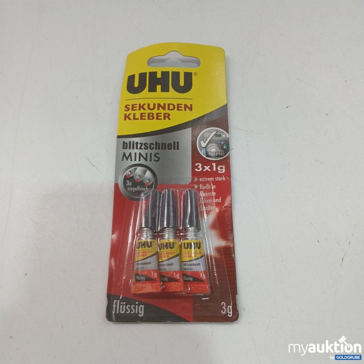 Artikel Nr. 873966: UHU Sekundenkleber 3x1g