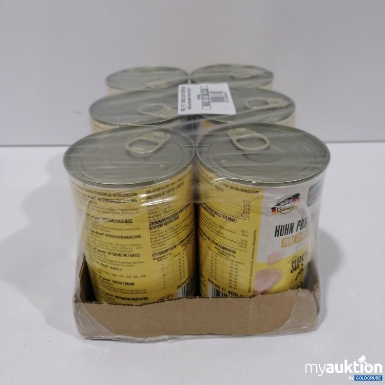 Artikel Nr. 897966: Macs Super Food Huhn pur mit ganzen Herzen 6x400g