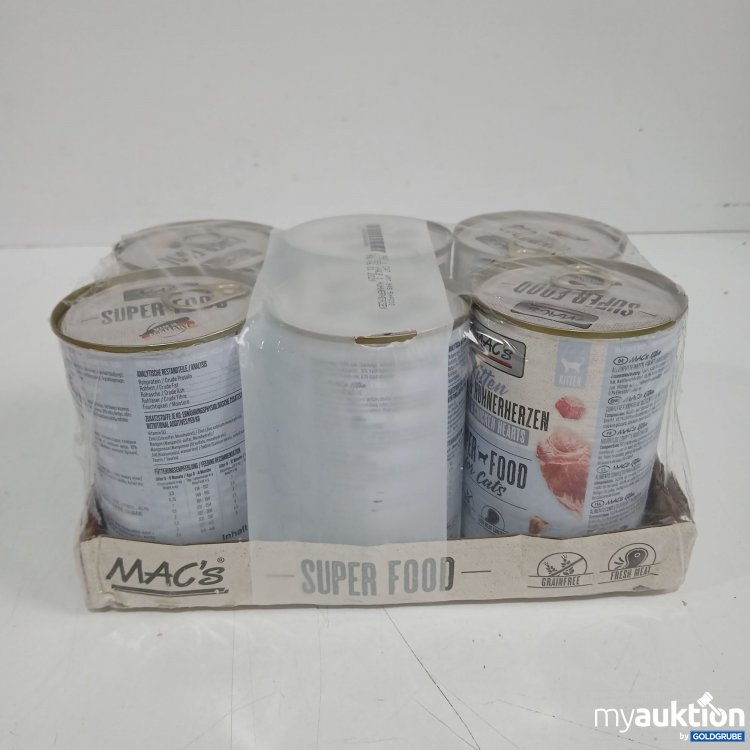 Artikel Nr. 970966 Artikel Nr. 970966: Super Food Kitten Kalb &Hühnerherzen 6x400g