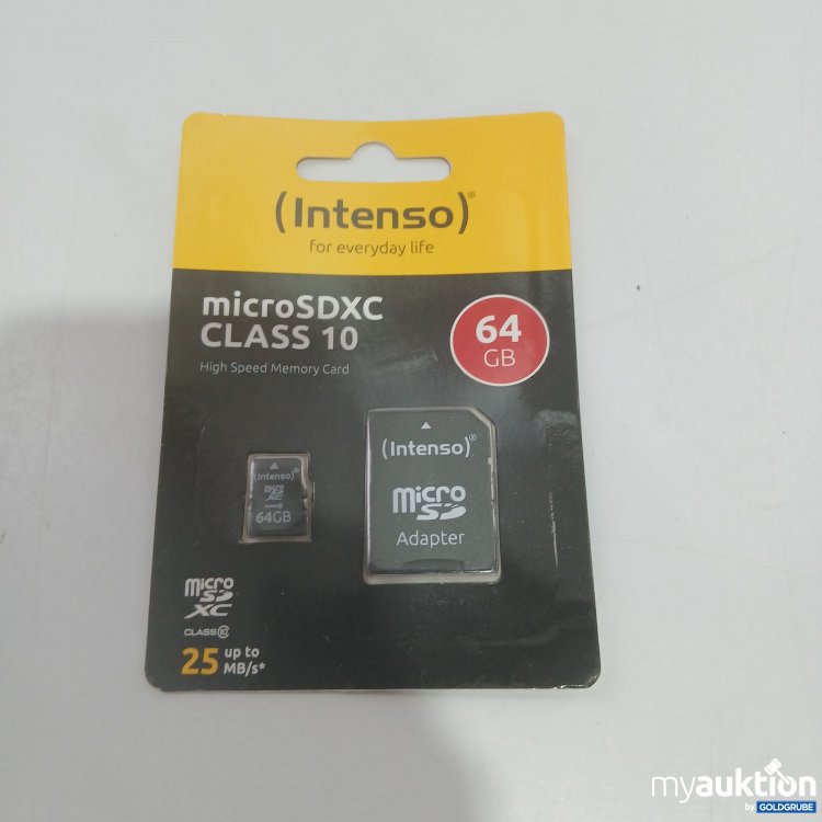 Artikel Nr. 853967 Artikel Nr. 853967: Intenso microSDXC Class 10 64GB