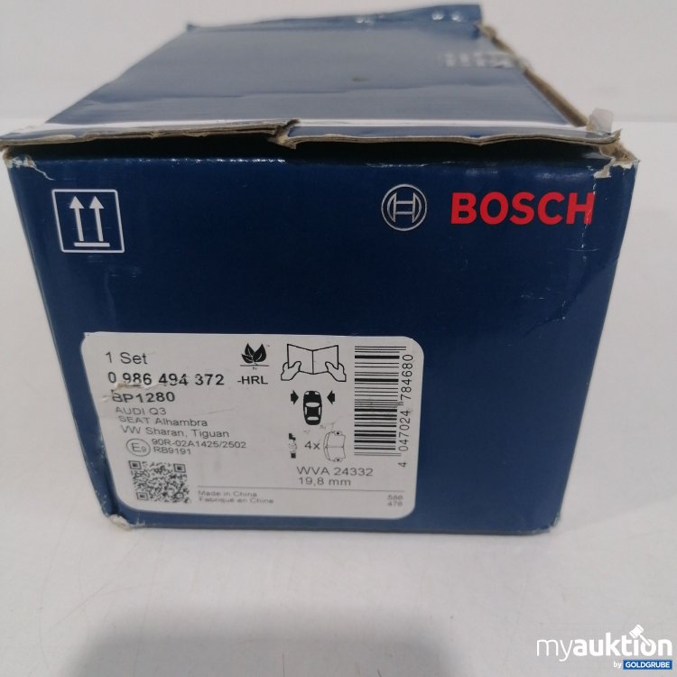 Artikel Nr. 855967 Artikel Nr. 855967: Bosch Scheibenbremsbeläge 0 986 494 372, BP 1280