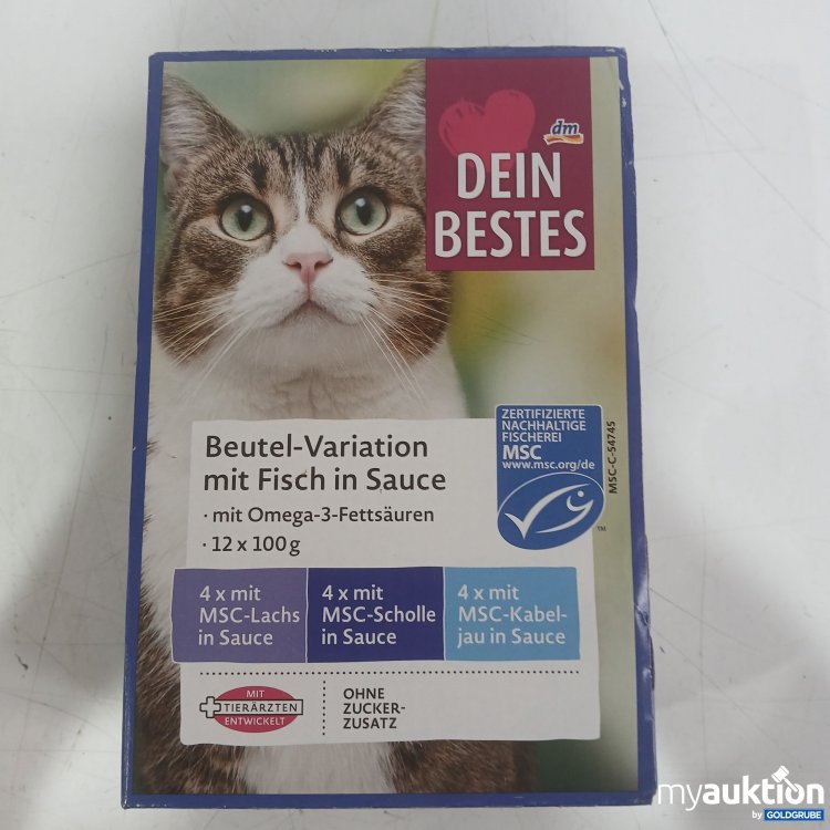 Artikel Nr. 991967: Dein Bestes Beutel Variation mit Fisch in Sauce 12×100g