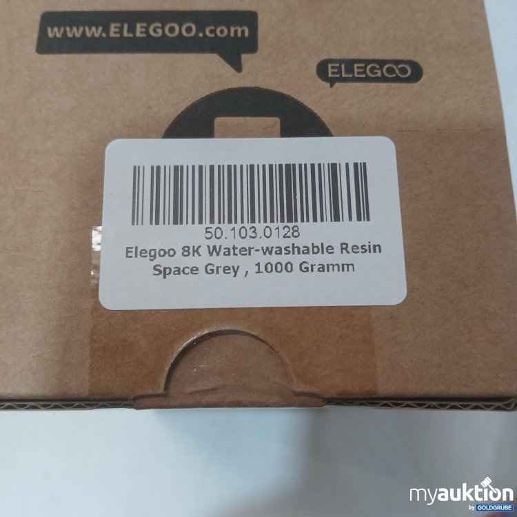 Artikel Nr. 467968 Artikel Nr. 467968: Elegoo 8K Water Washable Photopolymer Resin 1000 g Space Gray