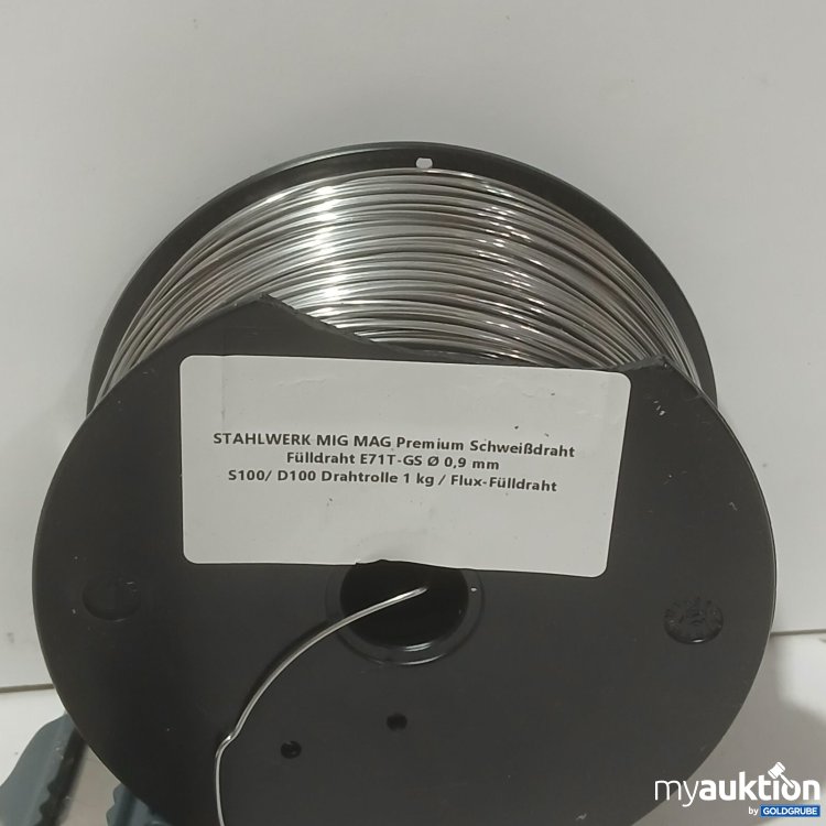 Artikel Nr. 524968: STAHLWERK MIG MAG Premium Schweißdraht Fülldraht E71T-GS Ø 0,9 mm 1 kg