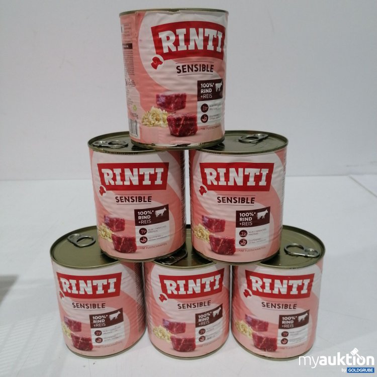 Artikel Nr. 885968: Rinti Sensible Rind mit Reis 6x800g