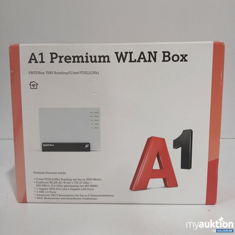 Artikel Nr. 888968 Artikel Nr. 888968: A1 Premium WLAN Box Fritz!Box 7583 Bonding/G.fast/VDSL2(35b)