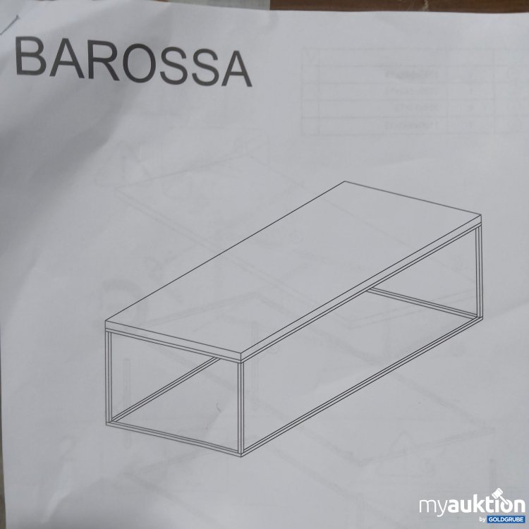 Artikel Nr. 901968: Barossa Couchtisch 110x55x45cm 0000105359
