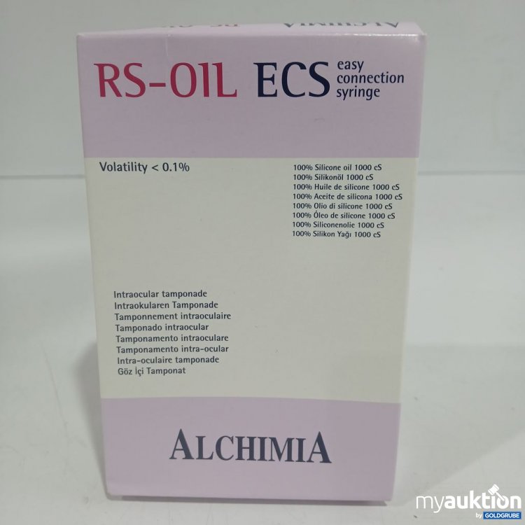 Artikel Nr. 918968: ALCHIMIA RS-OIL ECS easy connection syringe