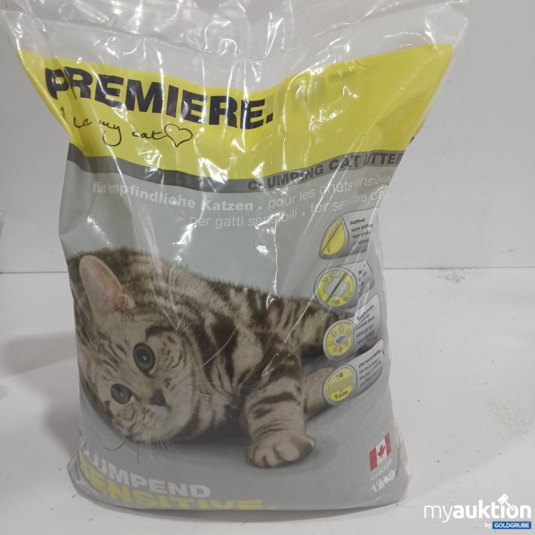Artikel Nr. 950968: Premiere klumpend sensitive Katzenstreu 12kg 