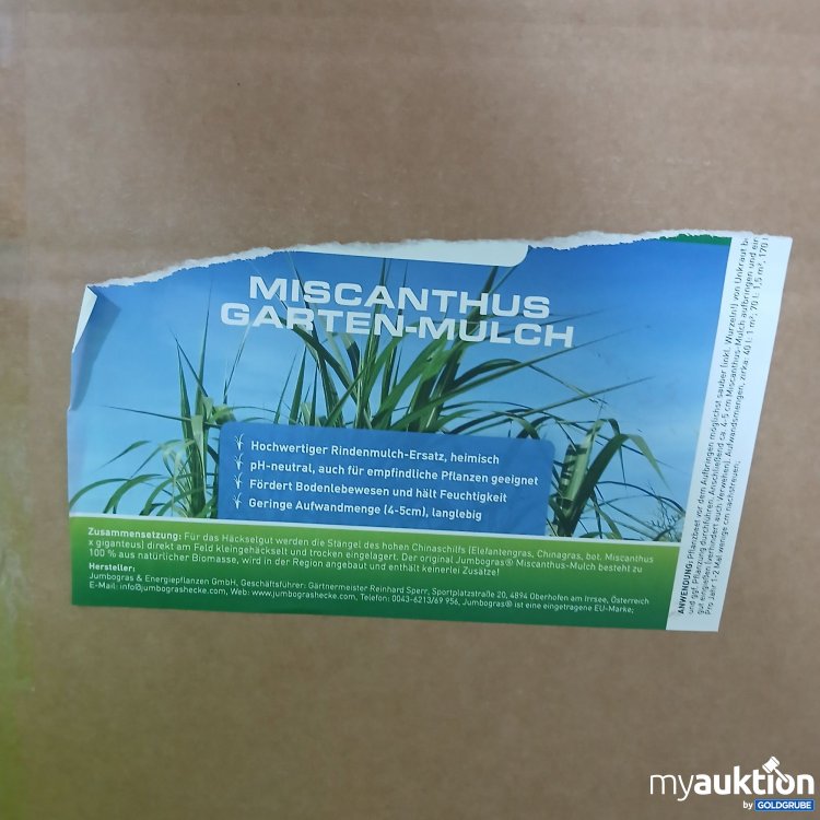 Artikel Nr. 995968: Miscanthud Garten Mulch 