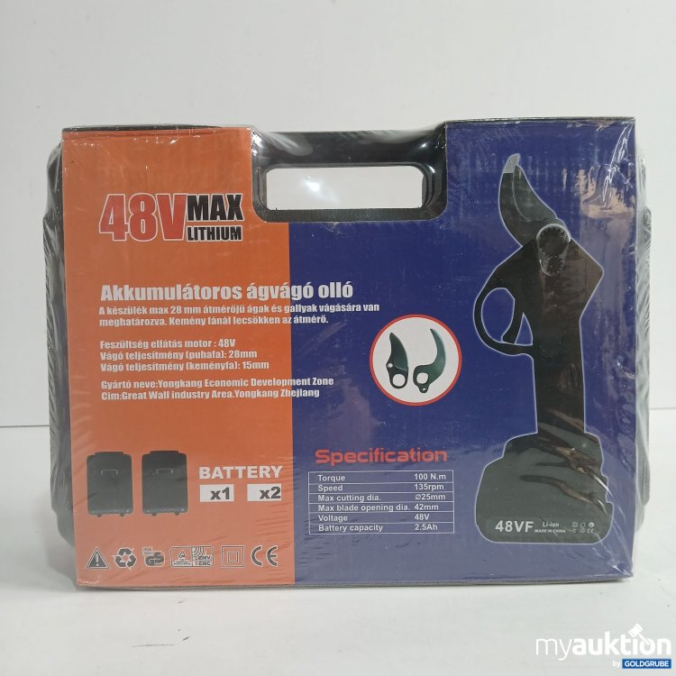Artikel Nr. 955969: 48V Max Akku-Astschere 