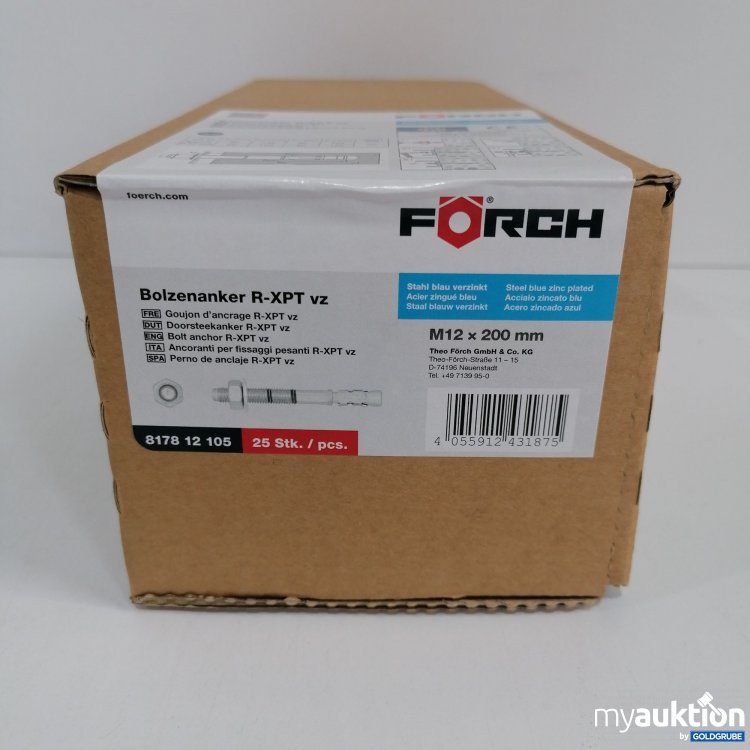 Artikel Nr. 438970: Förch Bolzenanker R-XPT VZ M12x200mm