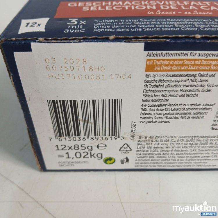 Artikel Nr. 463970: Purina Felix Sensations Saucen Katzenfutter Geschmacksvielfalt vom Land 12x85g