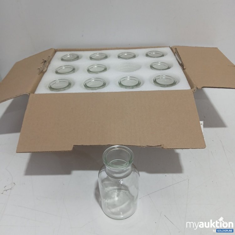 Artikel Nr. 465970 Artikel Nr. 465970: 12 Stk Glasbehälter Höhe 10cm breite 6cm