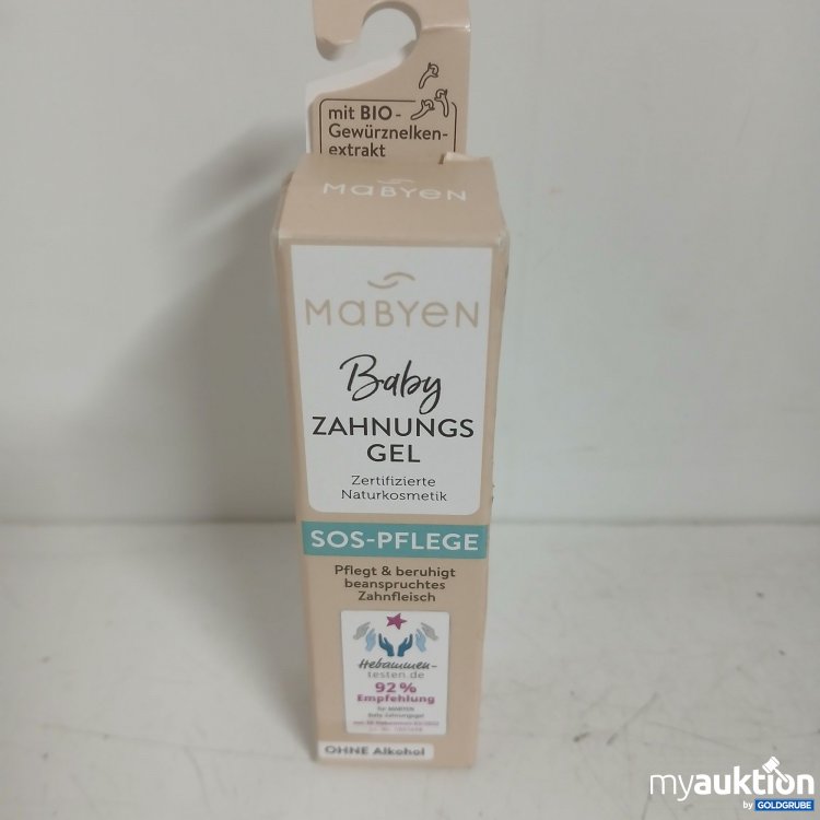Artikel Nr. 827970 Artikel Nr. 827970: Mabyen Baby Zahnungsgel 10ml