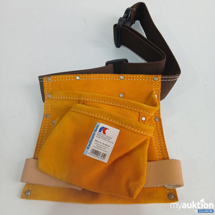 Artikel Nr. 843970 Artikel Nr. 843970: Kaufmann Tools Nageltasche mit 2 Taschen und 2 Hammerschlaufen