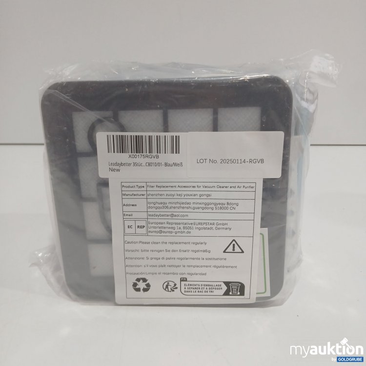 Artikel Nr. 867970: Leadaybetter Filter Ersatzteile