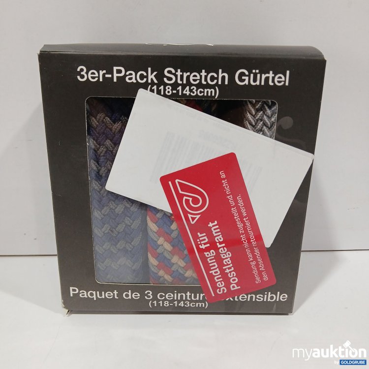 Artikel Nr. 904970 Artikel Nr. 904970: Stretch Gürtel 3er Pack