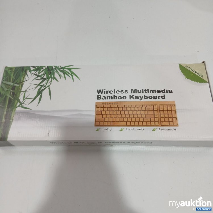 Artikel Nr. 910970: Wireless Multimedia Bamboo Keyboard 