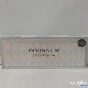 Auktion DOONAILS Soft Gel Press Ons Pillow Talk Extra Short Square