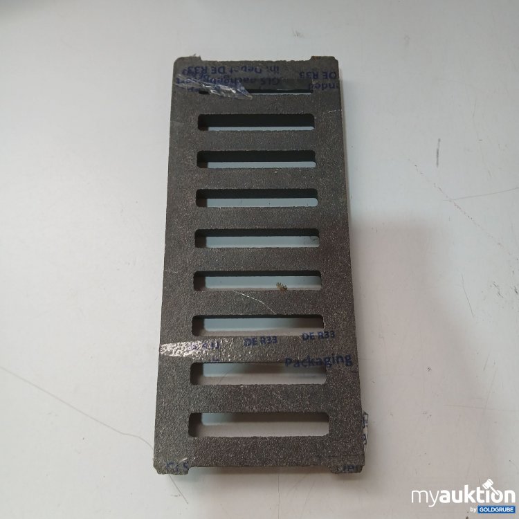 Artikel Nr. 443971 Artikel Nr. 443971: Abflussgitter aus Gusseisen für Bodenrinnen 11,5×28cm