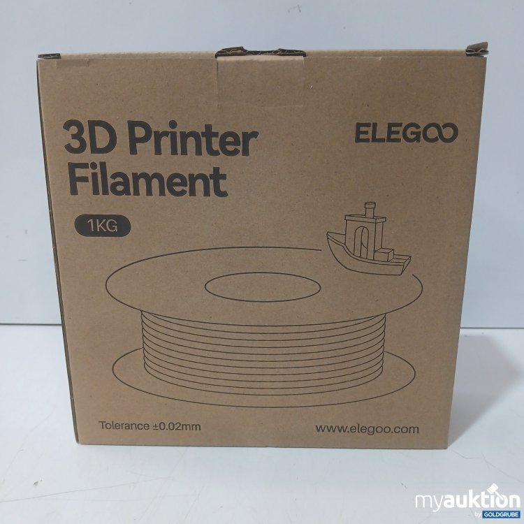 Artikel Nr. 467971 Artikel Nr. 467971: Elegoo 3D Printer Filament PLA+ 1,75 mm 1 kg Weiß