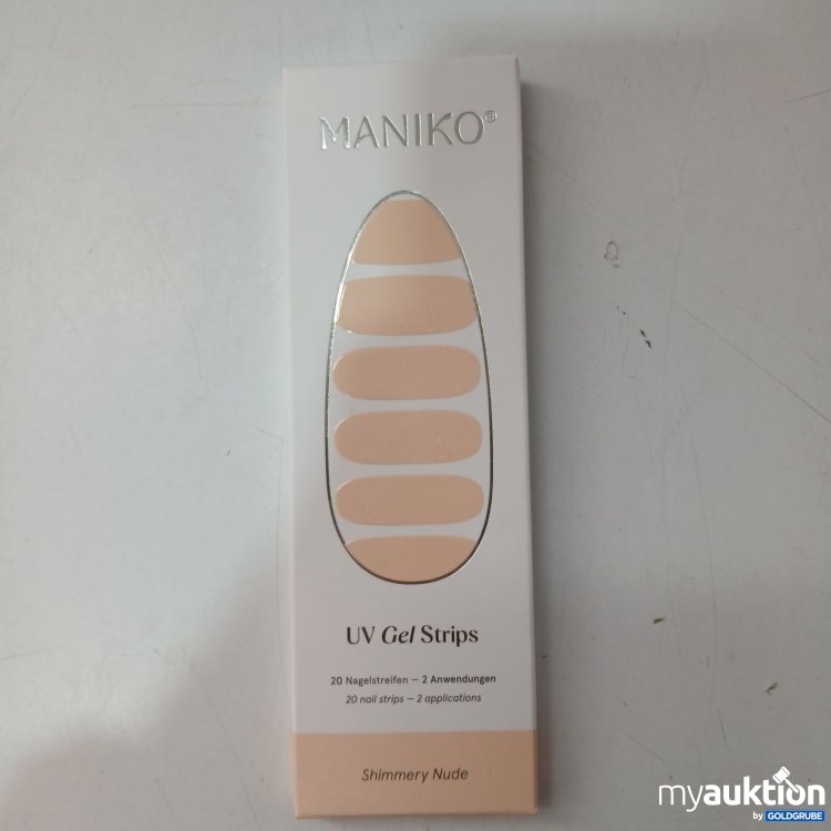 Artikel Nr. 951971: Maniko UV Gel Strips 20Stk Shimmery Nude