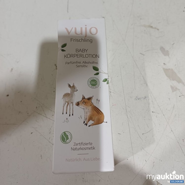 Artikel Nr. 986971 Artikel Nr. 986971: vujo Frischling BABY KÖRPERLOTION 200ml