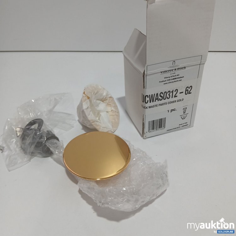 Artikel Nr. 398972 Artikel Nr. 398972: Villeroy & Bosch Click Waste Parts Cover Gold Abflussdeckel