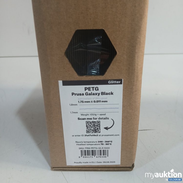 Artikel Nr. 468972: Prusa PETG Galaxy Black Glitter 1051g 1,75mm