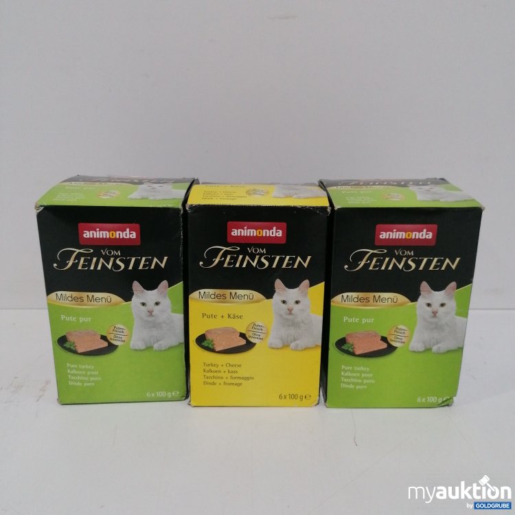 Artikel Nr. 859972 Artikel Nr. 859972: Animonda vom Feinsten Katzenfutter 2x Pute Pur und Pute:Käse 3x6x100g