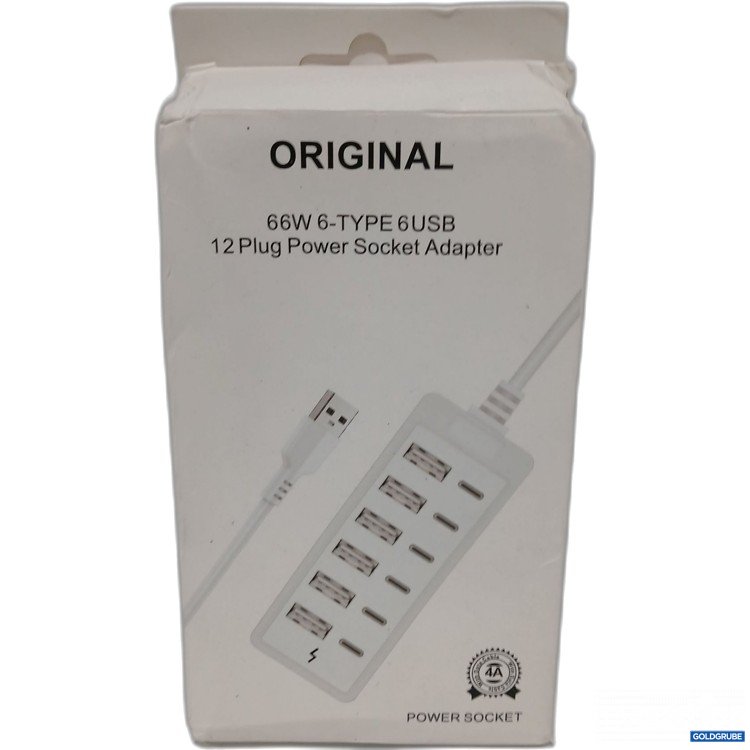 Artikel Nr. 889972: Power Socket 66W 6 Type 6 USB 12 Plug Power Socket Adapter 