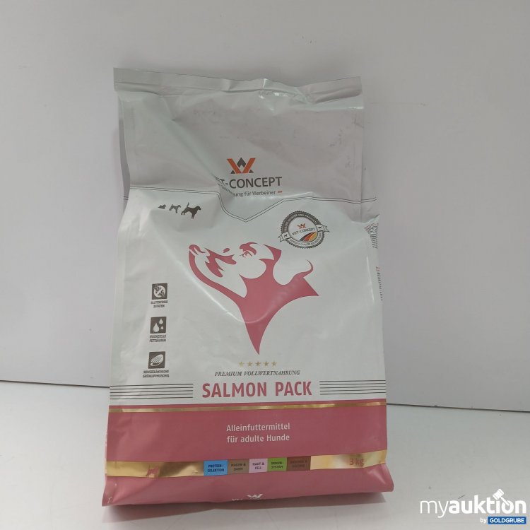 Artikel Nr. 958972: Vet Concept Salmon Pack Alleinfutter für adulten Hunde 3kg 