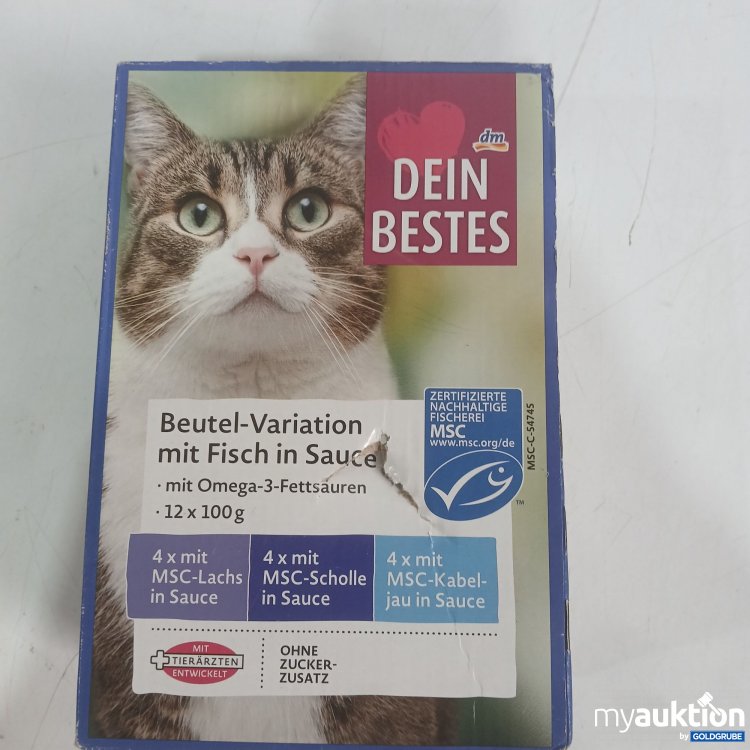 Artikel Nr. 991972: Dein Bestes Beutel Variation mit Fisch in Sauce 12×100g 