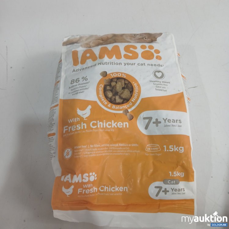 Artikel Nr. 464973: IAMSo  Katzenfutter mit frischem Huhn 7+ 1,5kg