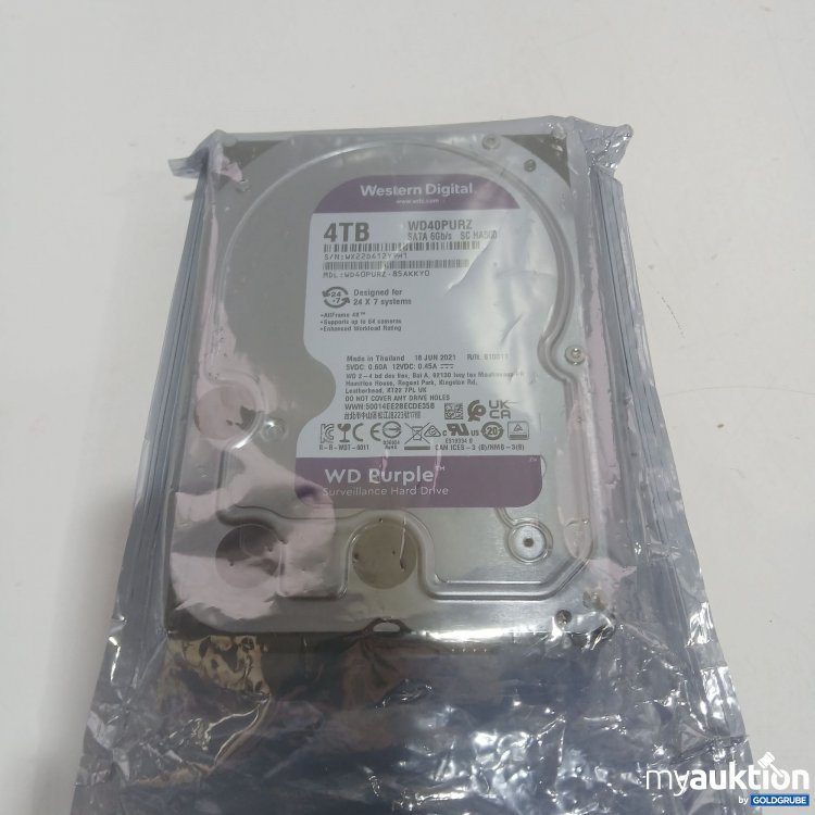 Artikel Nr. 818973 Artikel Nr. 818973: Western Digital WD Purple 4TB WD40PURZ