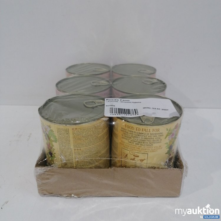 Artikel Nr. 859973 Artikel Nr. 859973: Rosie's Farm Hundefutter Mixpaket 6x800g