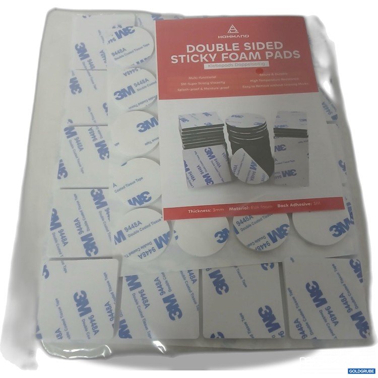 Artikel Nr. 912973: Hommand Double Sided Sticky Foam Pads 