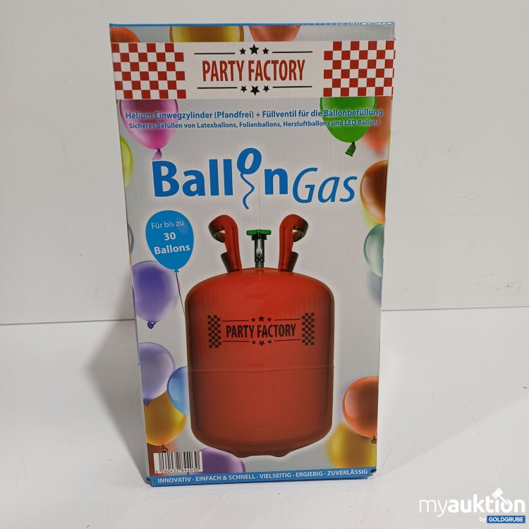 Artikel Nr. 960973: Party Factory Ballon Gas für bis zu 30Ballons 