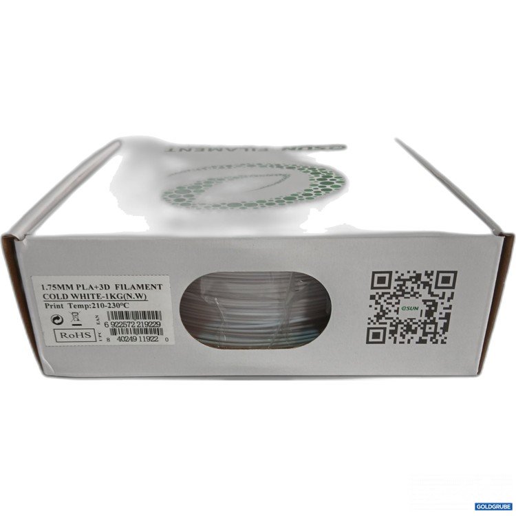 Artikel Nr. 967973: Sun Filament 1.75mm PLA+3D cold wihite 1kg 