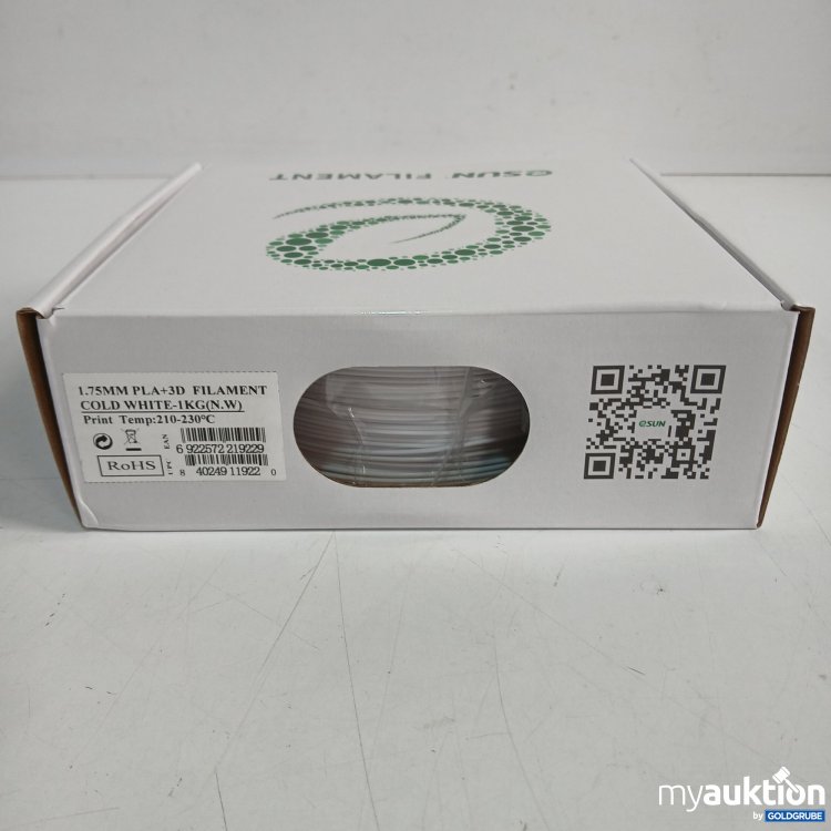 Artikel Nr. 967973: Sun Filament 1.75mm PLA+3D cold wihite 1kg 