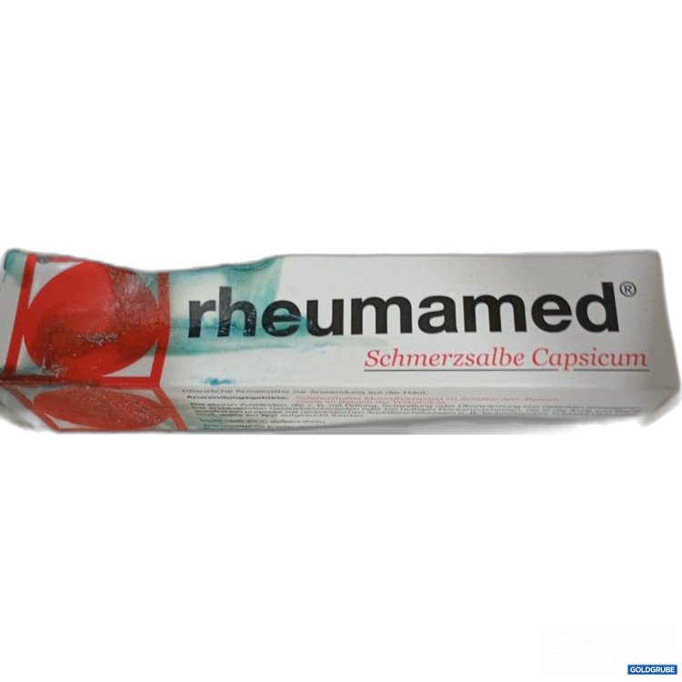 Artikel Nr. 983973: rheumamed Schmerzsalbe Capsicum 100g  Verpackung verschmutzt