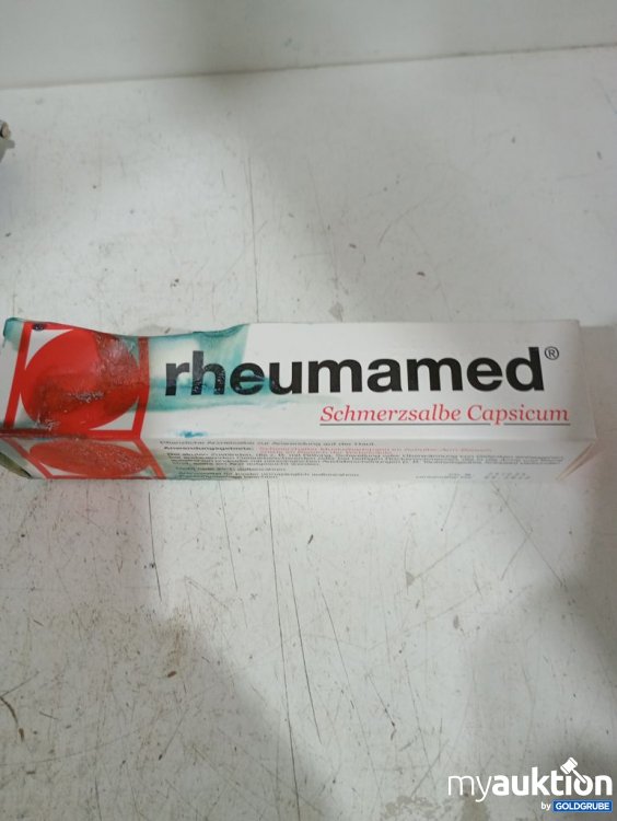 Artikel Nr. 983973: rheumamed Schmerzsalbe Capsicum 100g  Verpackung verschmutzt