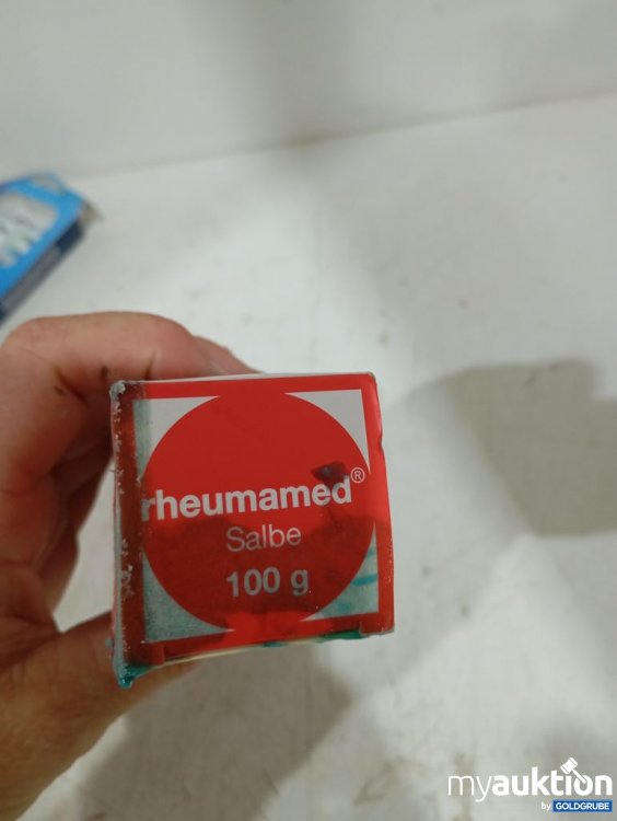 Artikel Nr. 983973: rheumamed Schmerzsalbe Capsicum 100g  Verpackung verschmutzt