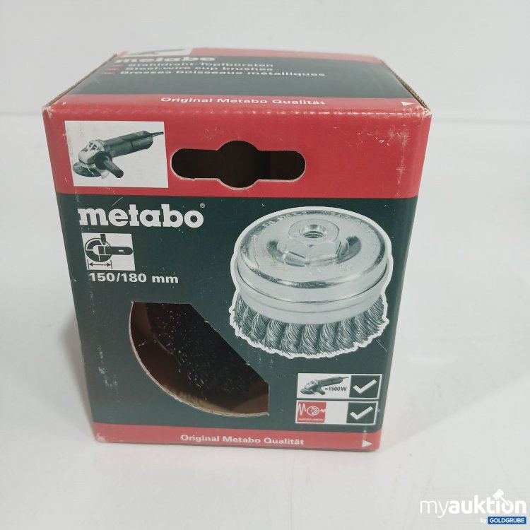 Artikel Nr. 439974 Artikel Nr. 439974: Metabo Stahldraht Topfbürste 150/180mm